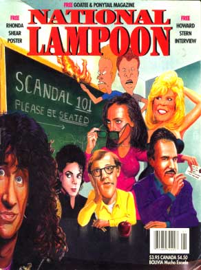 National Lampoon January/February 1994 magazine back issue National Lampoon magizine back copy 