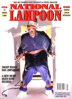 National Lampoon March/April 1994 magazine back issue National Lampoon magizine back copy 