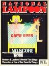 National Lampoon November 1983 magazine back issue cover image