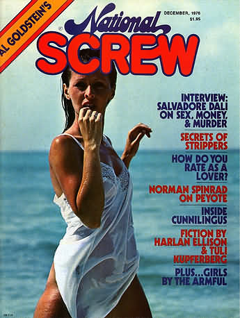 National Screw December 1976 magazine back issue National Screw magizine back copy 