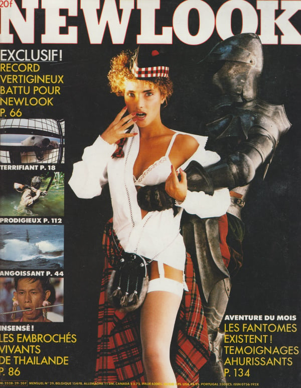 Newlook # 29, Janvier 1986 magazine back issue Newlook French magizine back copy Newlook # 29, Janvier 1986 French Magazine Back Issue Published in France by Daniel Filipacchi.   Photographed by Alex Shura (Not Nude) .