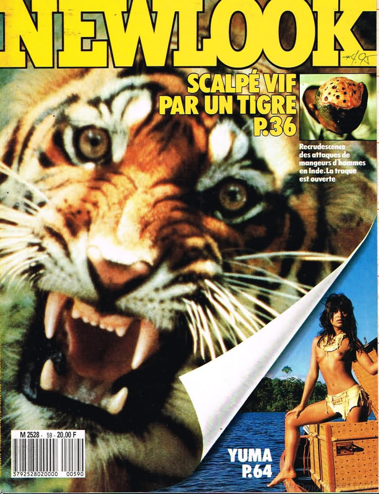 Newlook # 59, Juillet 1988 magazine back issue Newlook French magizine back copy Newlook # 59, Juillet 1988 French Magazine Back Issue Published in France by Daniel Filipacchi. Scalpe Vif Par Un Tigre.