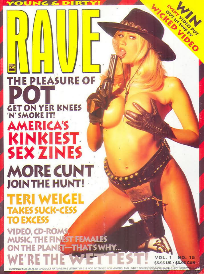 New Rave November 1995 magazine back issue New Rave magizine back copy 