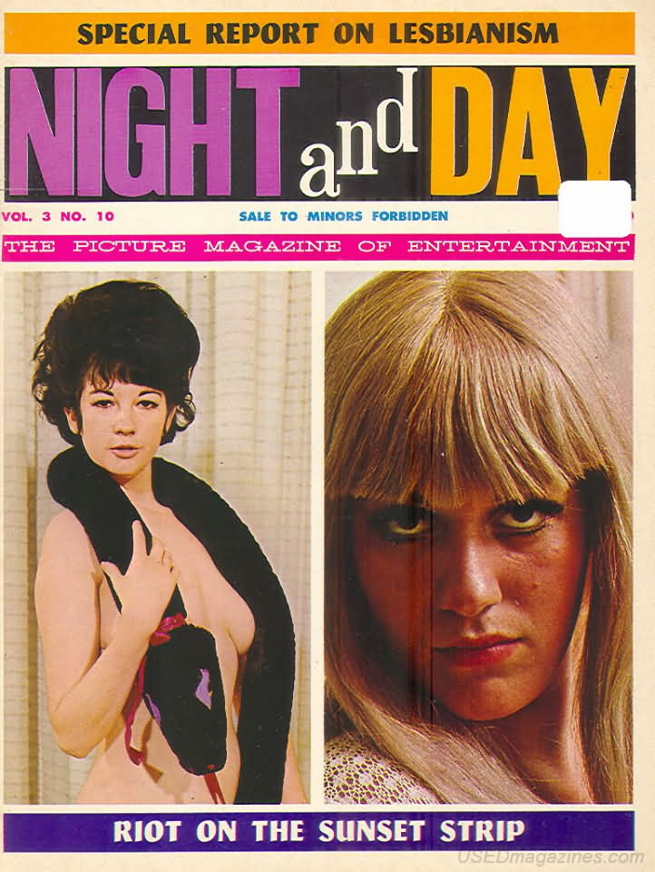 Night and Day August 1967 magazine back issue Night and Day magizine back copy 