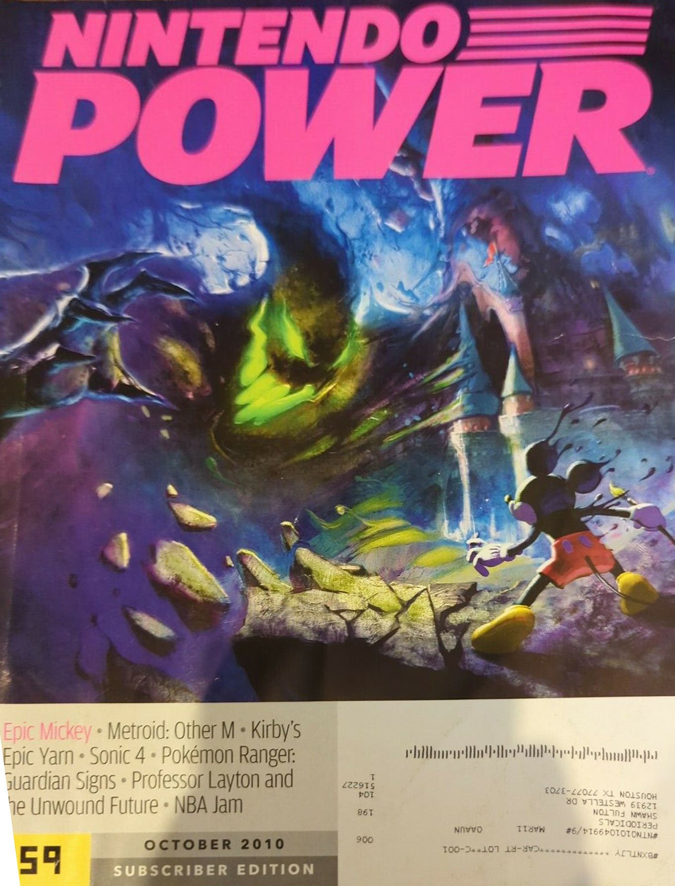 Nintendo Power 259, October 2010, , Epic Mickey Metroid Other