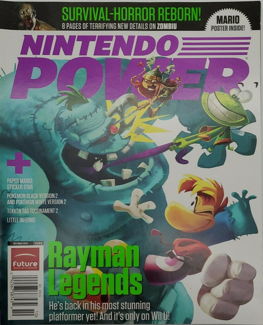 Nintendo Power # 283, October 2012 magazine back issue Nintendo Power magizine back copy 