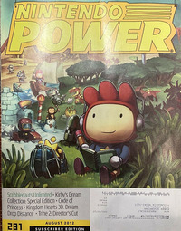 Nintendo Power # 281, August 2012 magazine back issue