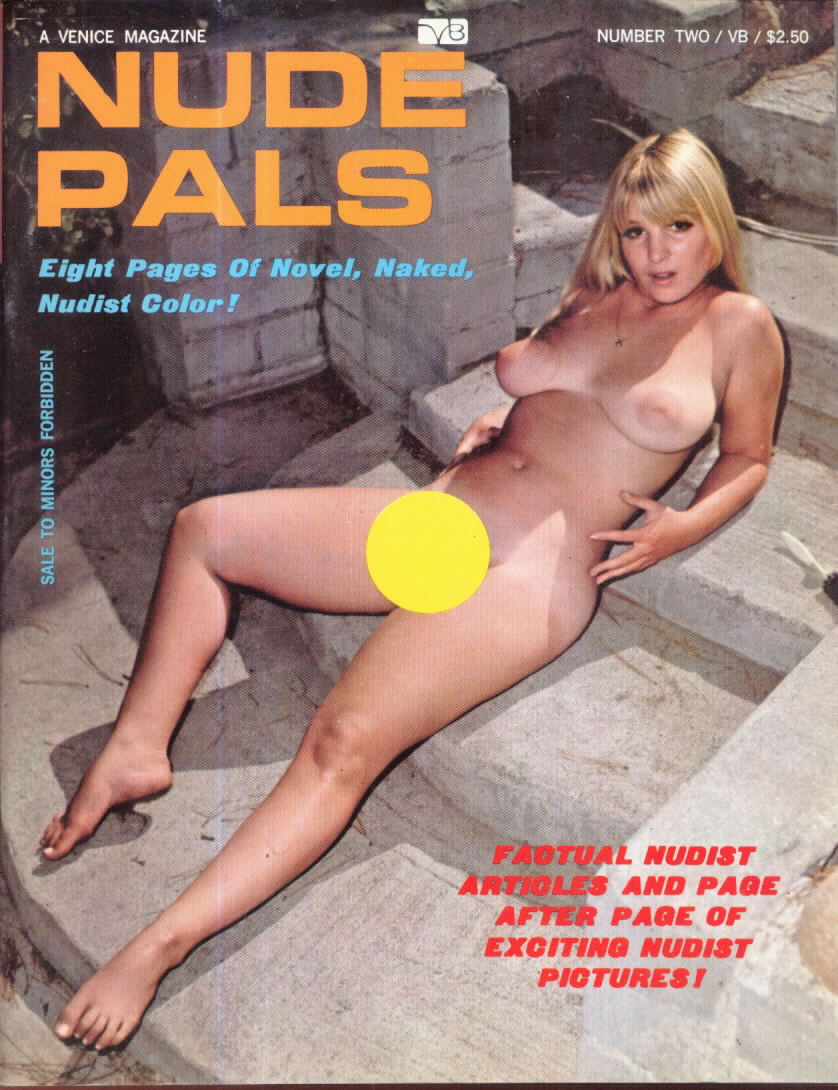 Nude Pals # 2 magazine back issue Nude Pals magizine back copy 