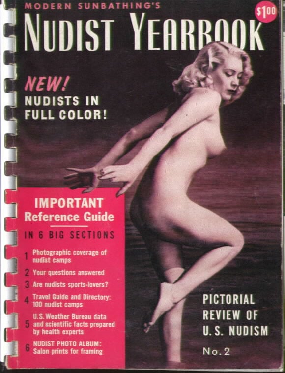 Modern Sunbathing's Nudist Yearbook # 2 magazine back issue Modern Sunbathing's Nudist Yearbook magizine back copy 