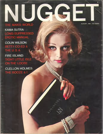 Nugget August 1962 magazine back issue Nugget magizine back copy Nugget August 1962 Adult Magazine Back Issue Published by Nugget, Specialists in XXX Hardcore Kink Magazines. The Man's World.