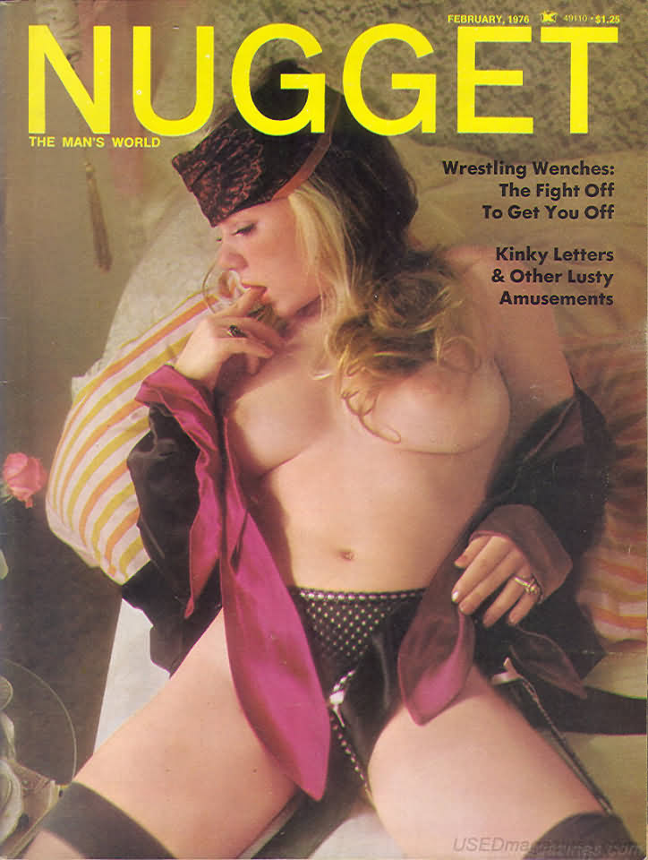 Nugget February 1976 magazine back issue Nugget magizine back copy Nugget February 1976 Adult Magazine Back Issue Published by Nugget, Specialists in XXX Hardcore Kink Magazines. Wrestling Wenches: The Fight Off To Get You Off.