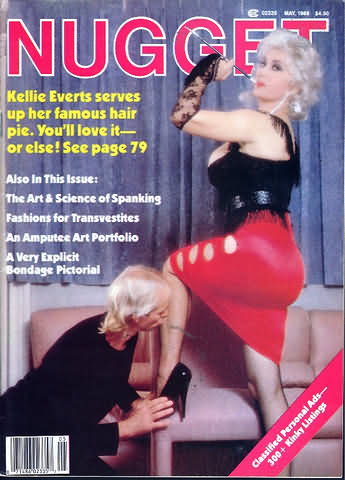 Nugget May 1988 magazine back issue Nugget magizine back copy Nugget May 1988 Adult Magazine Back Issue Published by Nugget, Specialists in XXX Hardcore Kink Magazines. Kellie Everts Serves Up Her Famous Hair Pie. You'll Love It Or Else! See Page 79.