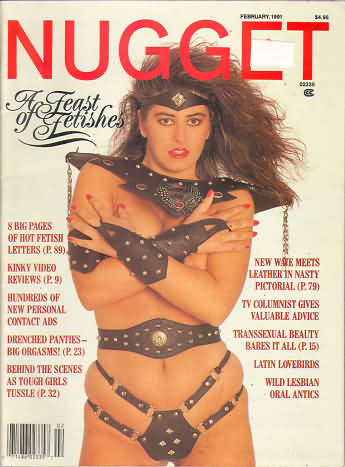 Nugget February 1991 magazine back issue Nugget magizine back copy Nugget February 1991 Adult Magazine Back Issue Published by Nugget, Specialists in XXX Hardcore Kink Magazines. 8 Big Pages Of Hot Fetish Letters (P.89).