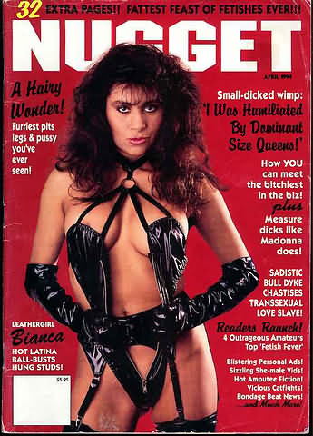 Nugget April 1994 magazine back issue Nugget magizine back copy Nugget April 1994 Adult Magazine Back Issue Published by Nugget, Specialists in XXX Hardcore Kink Magazines. A Hairy Wonder! Furriest Pits Legs & Pussy You've Ever Seen!.