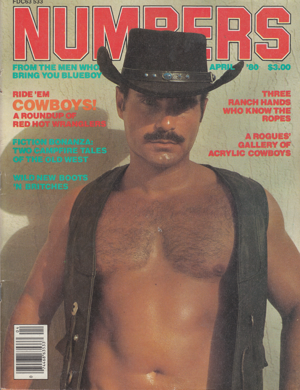 Numbers April 1980 magazine back issue Numbers magizine back copy ride emcowboys round red hot wranglers two campfire tales of the old west wild new boots and britche