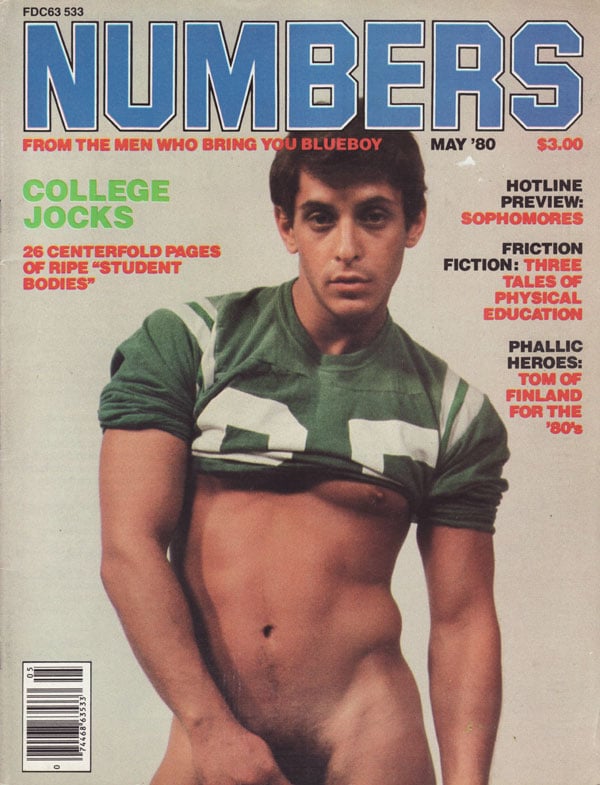 Numbers May 1980 magazine back issue Numbers magizine back copy college jocks hotline previw sophomores friction fiction three tales of physical education phallic h