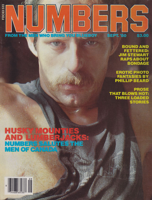 Numbers September 1980 magazine back issue Numbers magizine back copy numbers gay porn magazine 1980 back issues hottest 80s men pornstars nude mustache dudes naked eroti