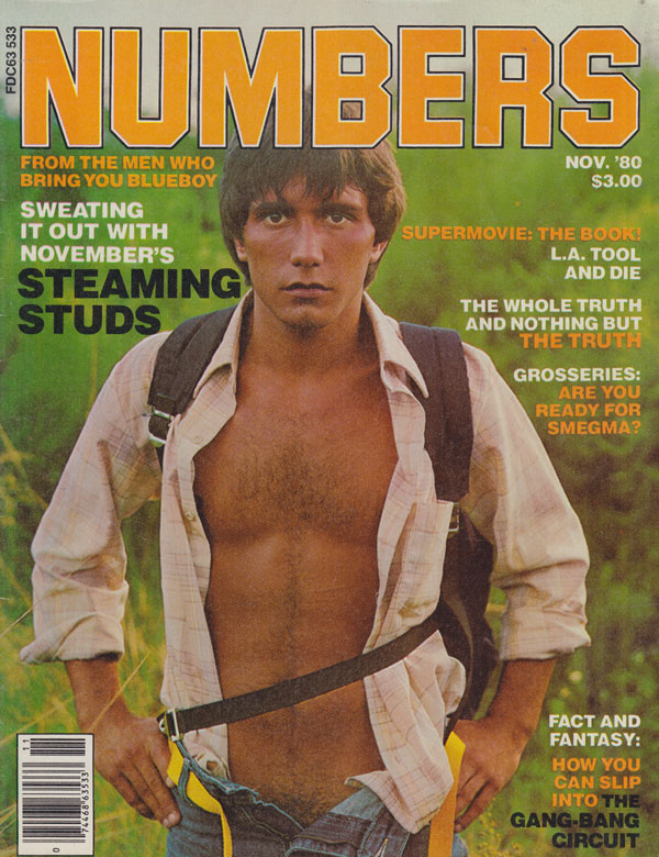 Numbers November 1980 magazine back issue Numbers magizine back copy back issues of numbers magazine 1980 hot horny nude dudes explicit gay xxx pictorials tight asses ho