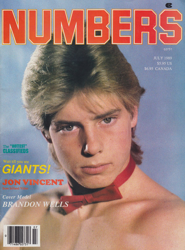 Numbers July 1989 magazine back issue Numbers magizine back copy numbers xxx gay porn magazine 1989 back issues hottest classifieds horny hung men  giant hard cocks 