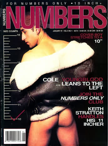 Numbers January 1997 magazine back issue Numbers magizine back copy 