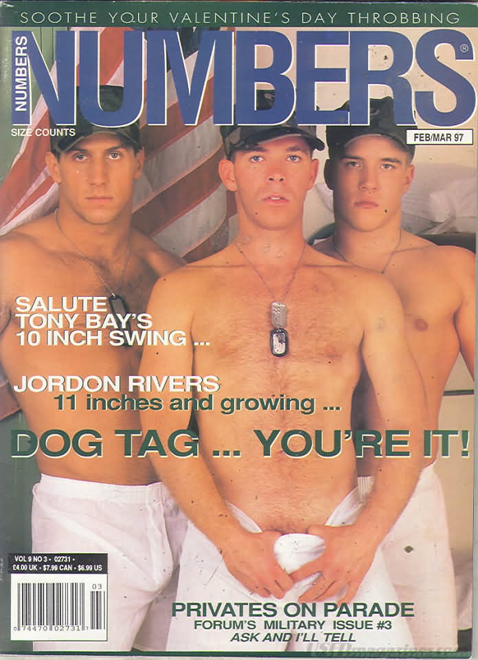 Numbers February 1997 magazine back issue Numbers magizine back copy 