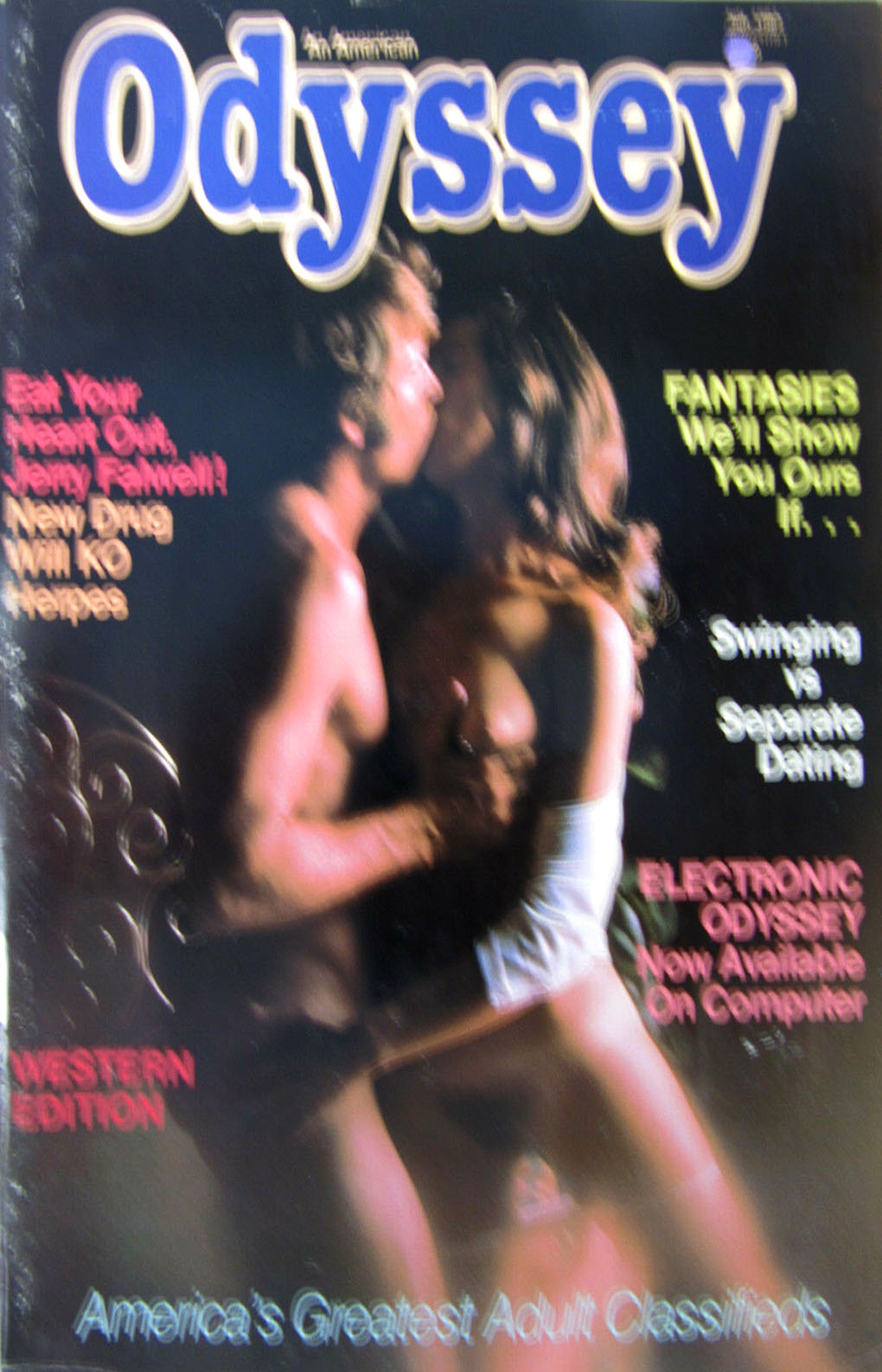 Odyssey July 1983 magazine back issue Odyssey magizine back copy 