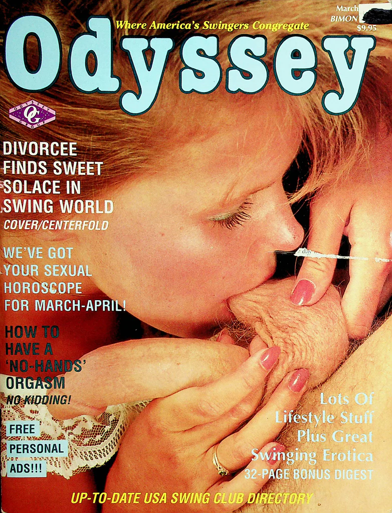 Odyssey March 1988 magazine back issue Odyssey magizine back copy 