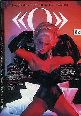 O: Fashion, Fetish & Fantasies # 21, January 1994 magazine back issue O: Fashion, Fetish & Fantasies magizine back copy 