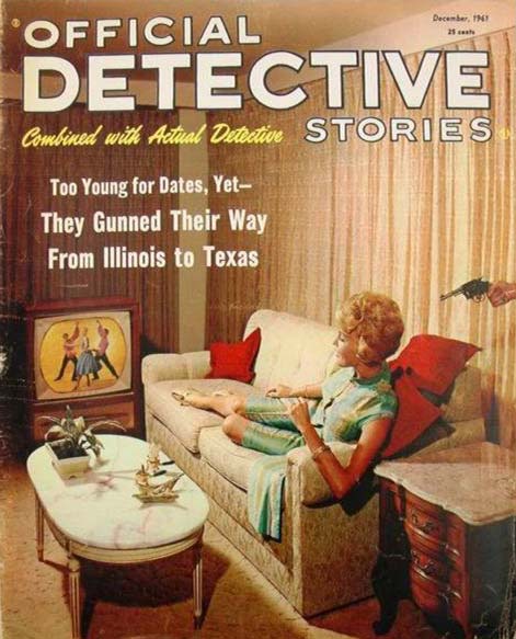 Official Detective Stories December 1961, , Combined With Actual Detective