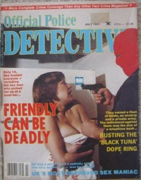 Official Police Detective July 1981 magazine back issue