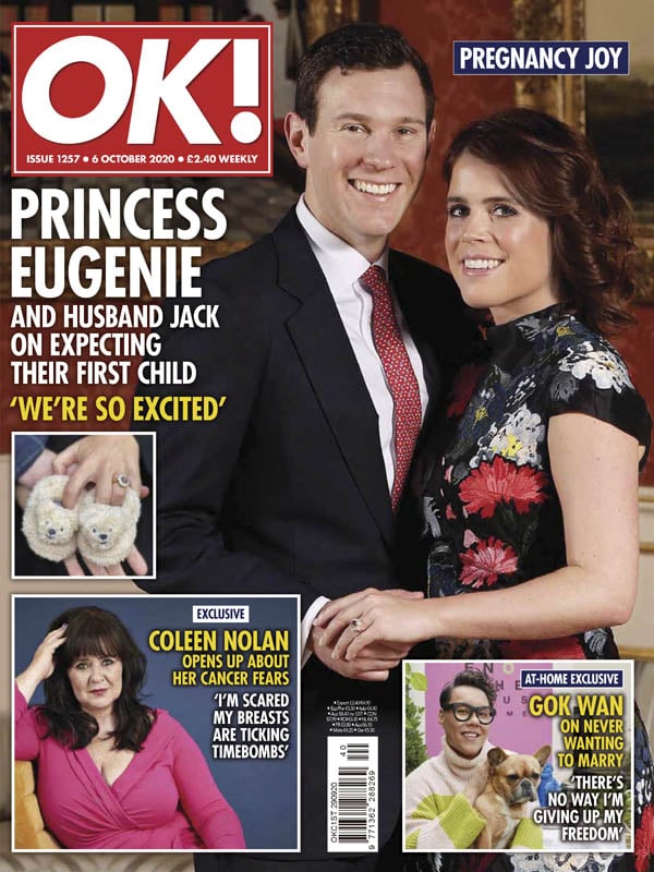 OK October 6, 2020, , Princess Eugenie And Husband Jack On Expecting Their First Child - We're So Excited