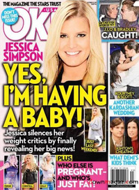 Jessica Simpson magazine cover appearance OK October 31, 2011