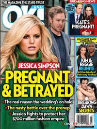 Jessica Simpson magazine cover appearance OK November 21, 2011
