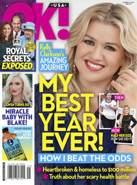 Kelly Clarkson magazine cover appearance OK October 14, 2019