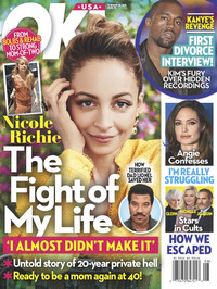Nicole Richie magazine cover appearance OK February 22, 2021