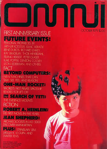 Omni October 1979 magazine back issue Omni magizine back copy 