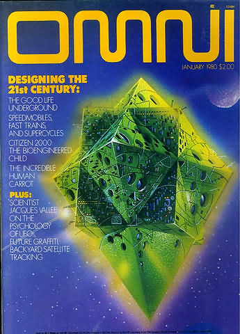 Omni January 1980 magazine back issue Omni magizine back copy 