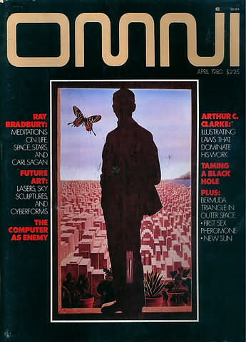 Omni April 1980 magazine back issue Omni magizine back copy 