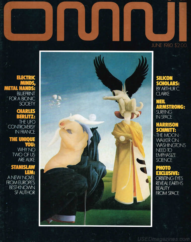 Omni June 1980 magazine back issue Omni magizine back copy 
