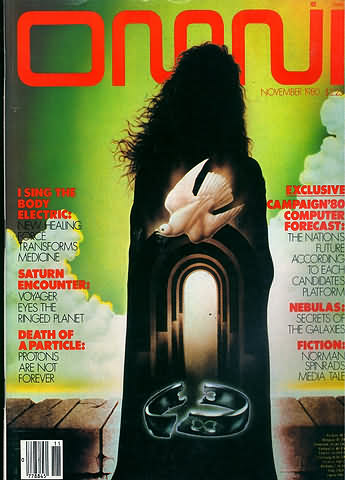 Omni November 1980 magazine back issue Omni magizine back copy 
