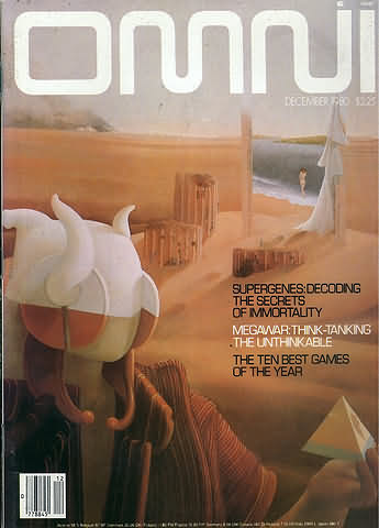 Omni December 1980 magazine back issue Omni magizine back copy 