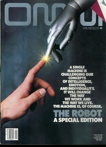 Omni April 1983 magazine back issue Omni magizine back copy 