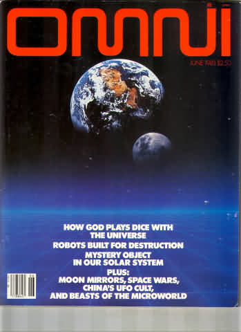 Omni June 1983 magazine back issue Omni magizine back copy 