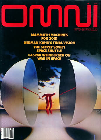 Omni September 1983 magazine back issue Omni magizine back copy 