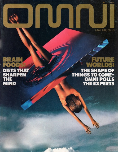 Omni May 1985 magazine back issue Omni magizine back copy 