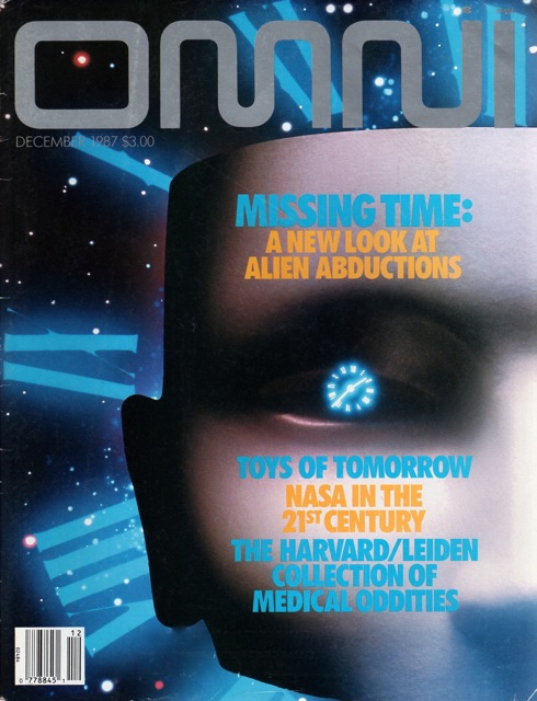Omni December 1987 magazine back issue Omni magizine back copy 