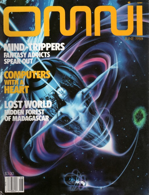 Omni June 1988 magazine back issue Omni magizine back copy 