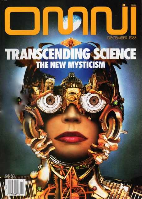 Omni December 1988 magazine back issue Omni magizine back copy 