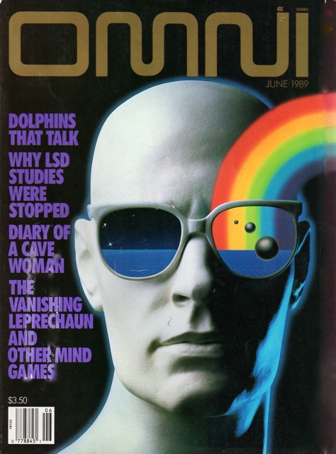Omni June 1989 magazine back issue Omni magizine back copy 