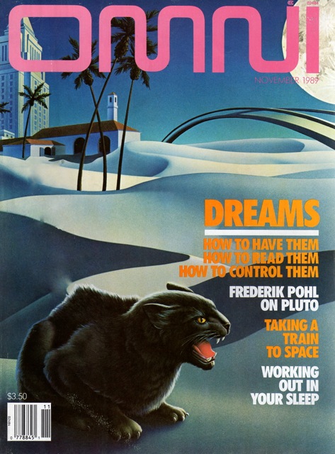 Omni November 1989 magazine back issue Omni magizine back copy 